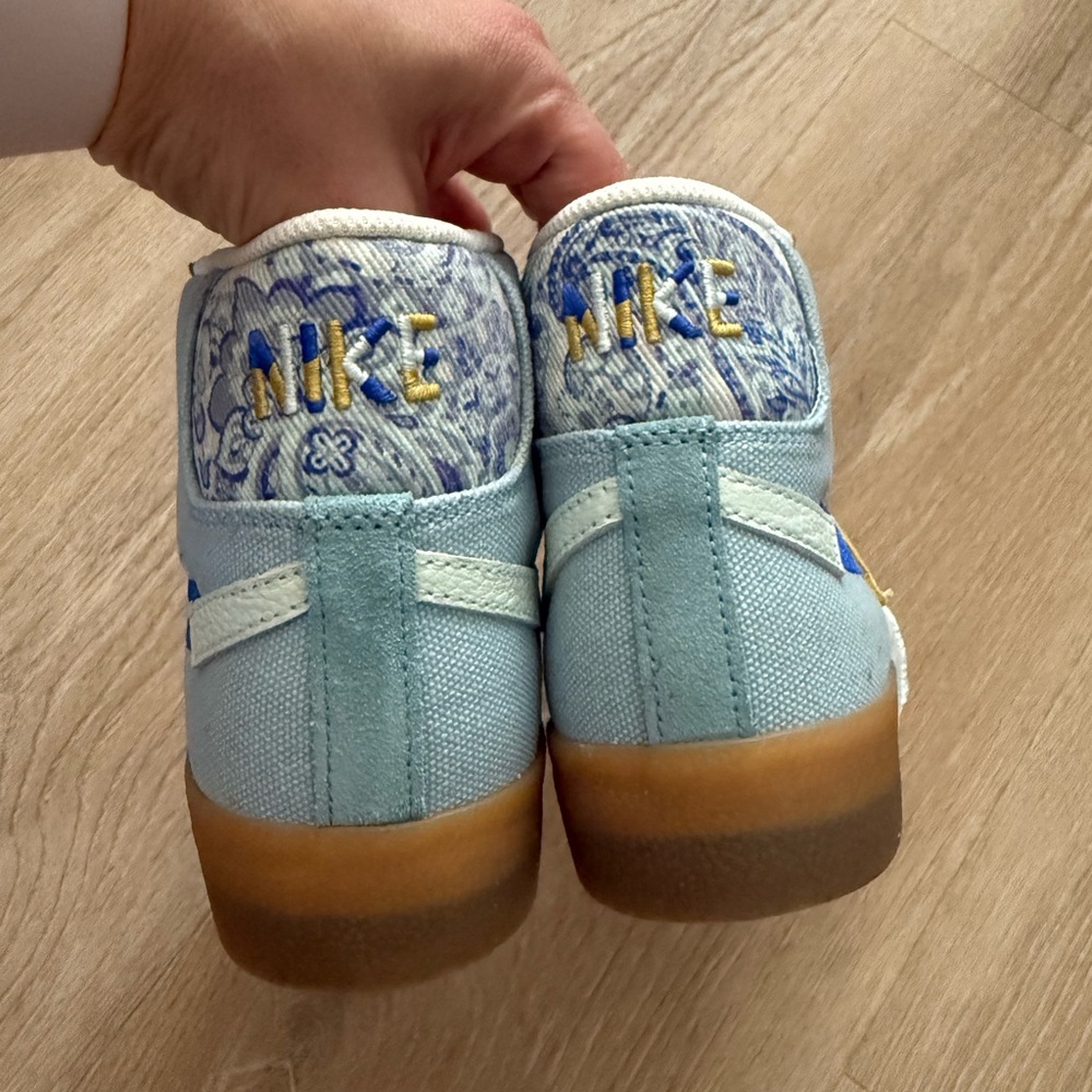 NEW Nike Zoom‎ Blazer Mid Premium SB 'Paisley Pack - Boarder Blue' Size 5M 6.5W - Picture 7 of 7